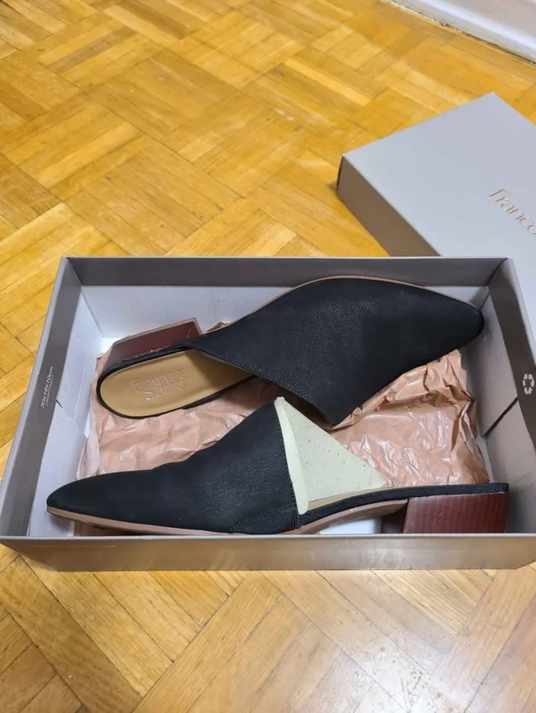 Women's Franco Sarto Black Mules - sz 10 image indicator(5)