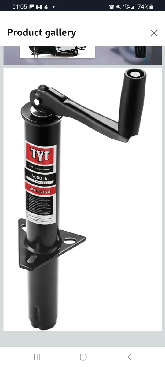 TYT A-Frame Trailer Jack 5000 lbs thumbnail