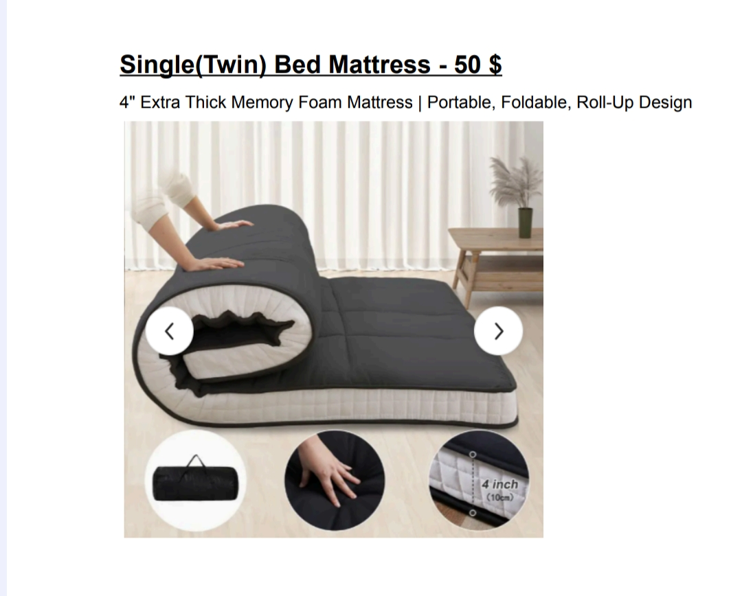 Twin Bed Frame and Mattress Set 🥕 - photo 2