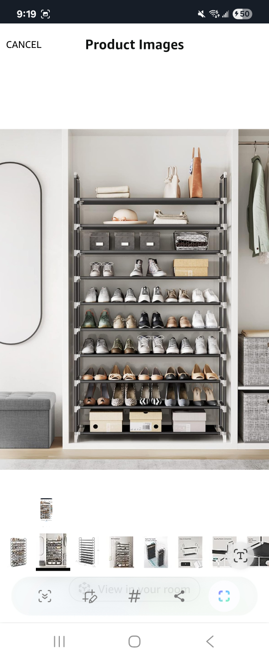 X-Large 10- Tier Shoe Rack, Slim and Space-Saving Design - photo 3