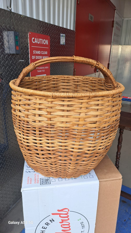 LAST weekend!! Wicker Basket with Handle & more