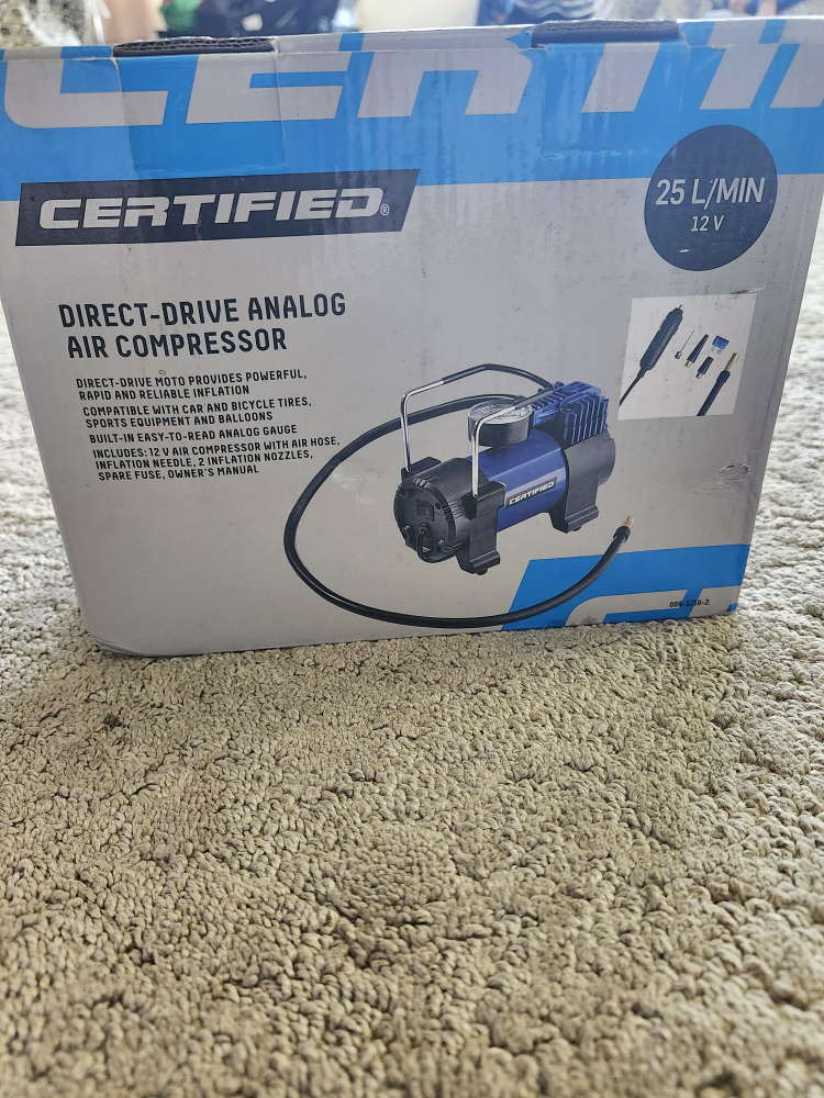 Certified Direct-Drive Analog Air Compressor