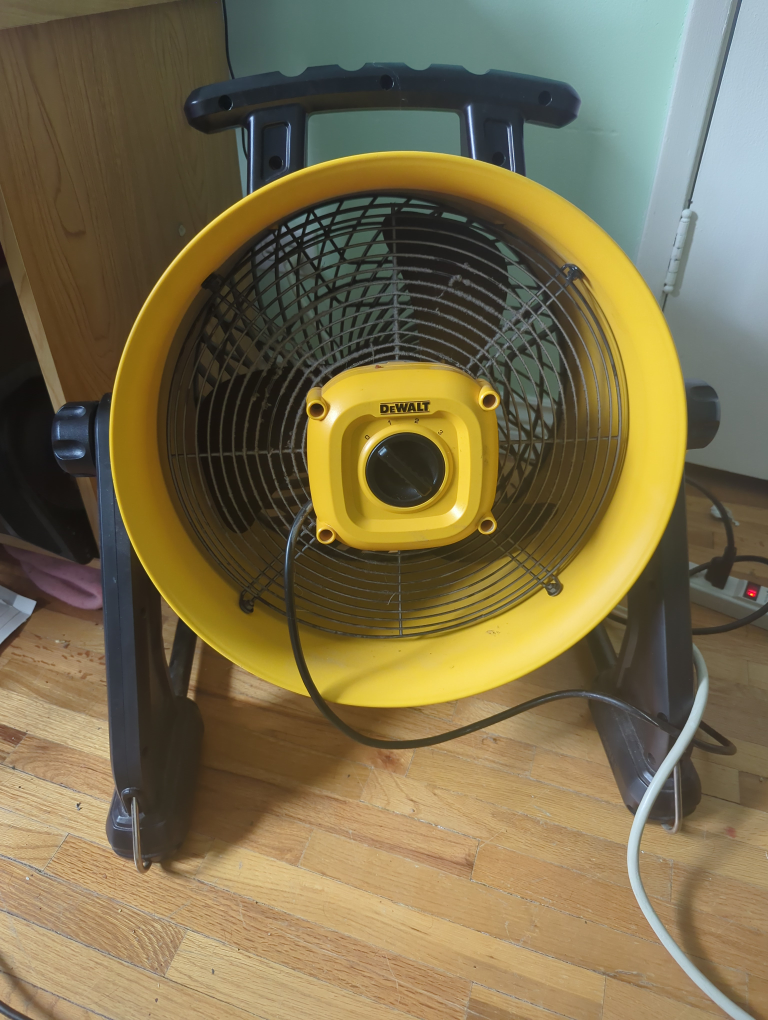 Yellow and Black DeWALT Fan - photo 2