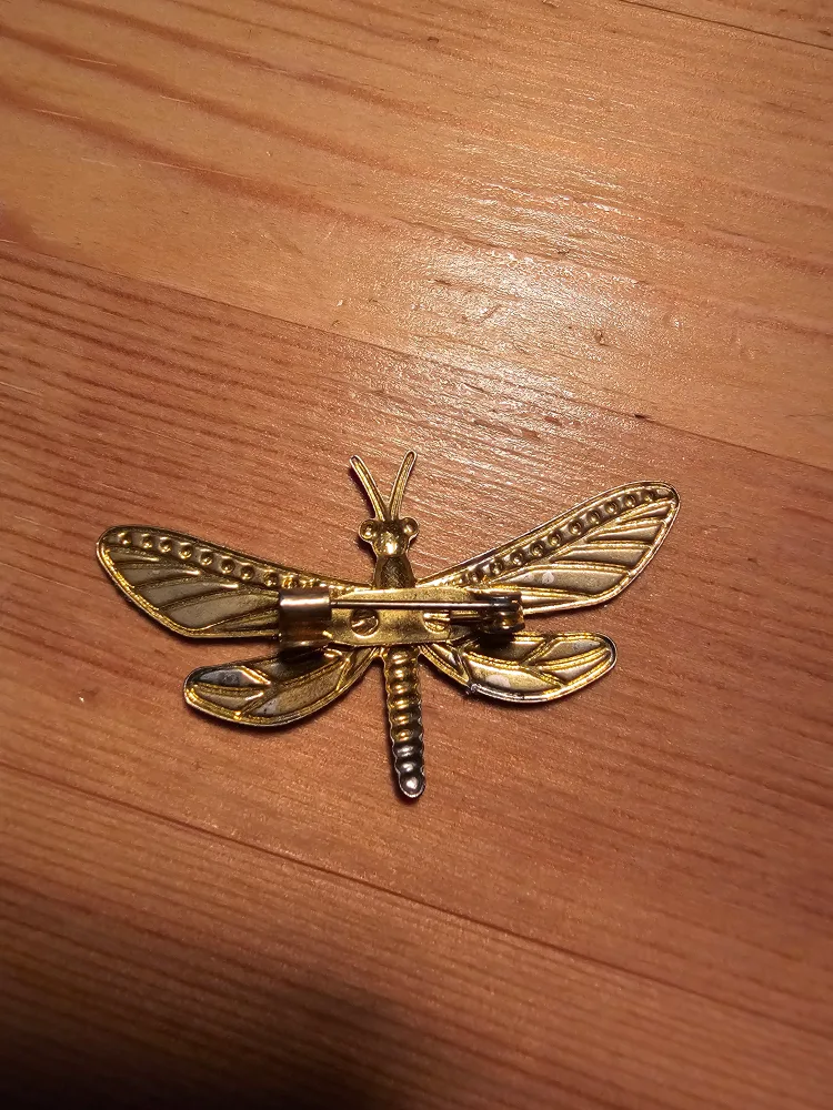 Vintage Sparkling Dragonfly Brooch image indicator(2)