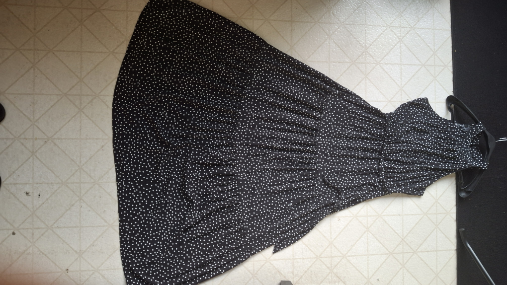 Polka Dot Maxi Dress - Size Medium - photo 2