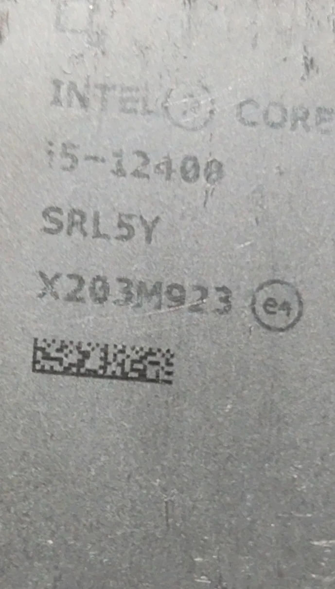 Intel Core i5-12400 CPU thumbnail