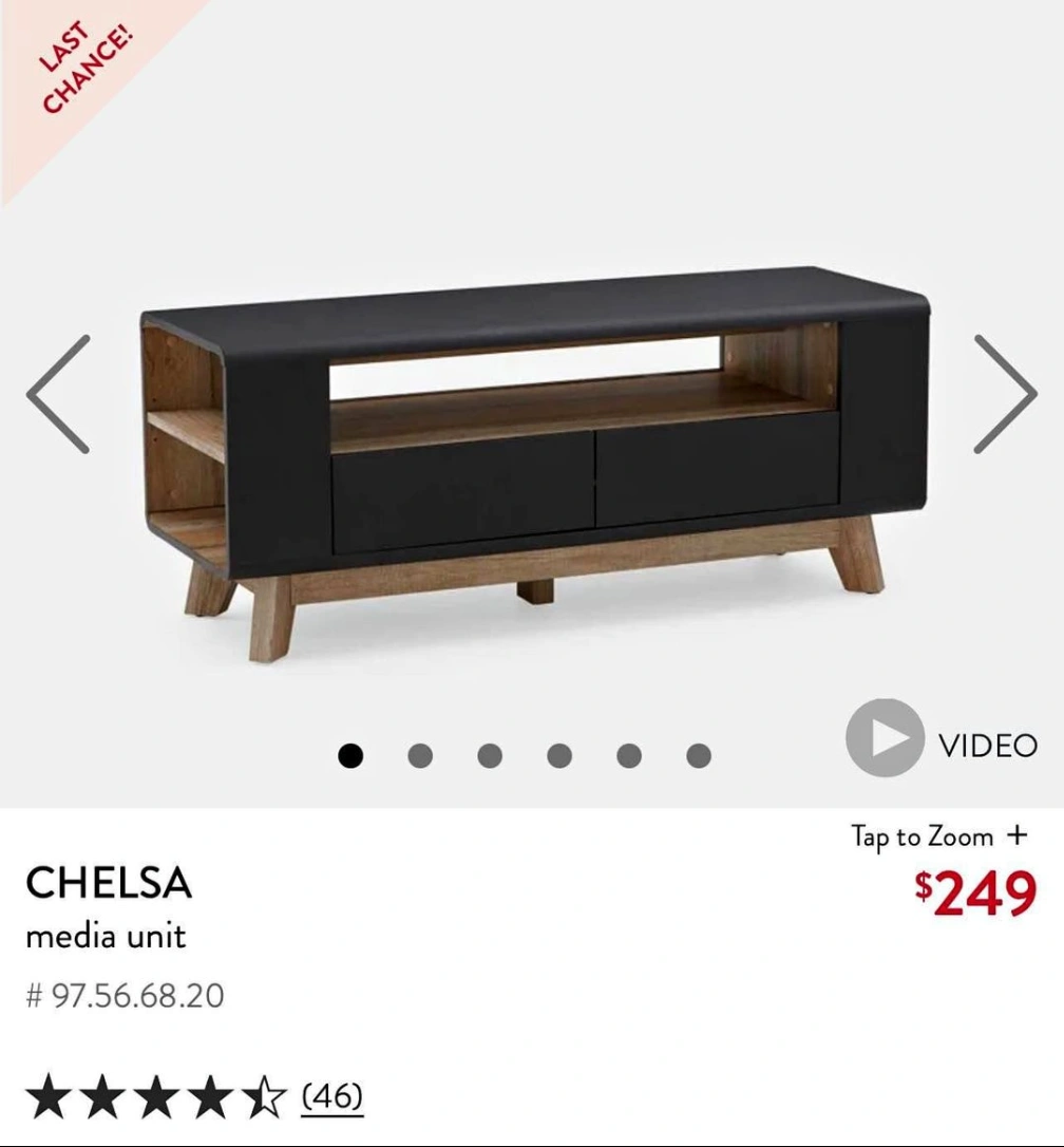 TV Media Unit (Structube Chelsea)