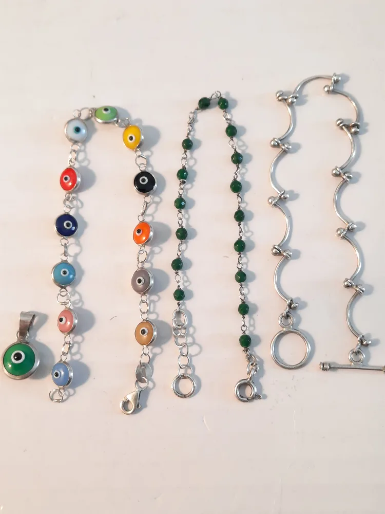 Assorted 925 silverBracelets and Pendant image indicator(3)
