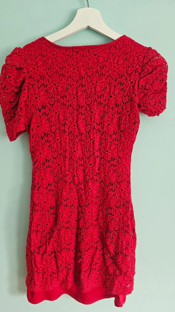 Dynamite Red Lace Dress image indicator(2)