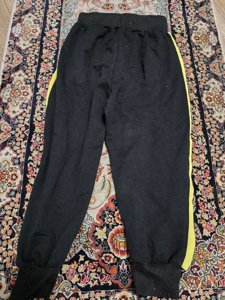 Black & Yellow Stripe Joggers #freecycle thumbnail