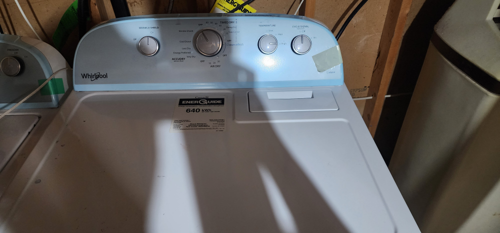 Whirlpool washer and dryer