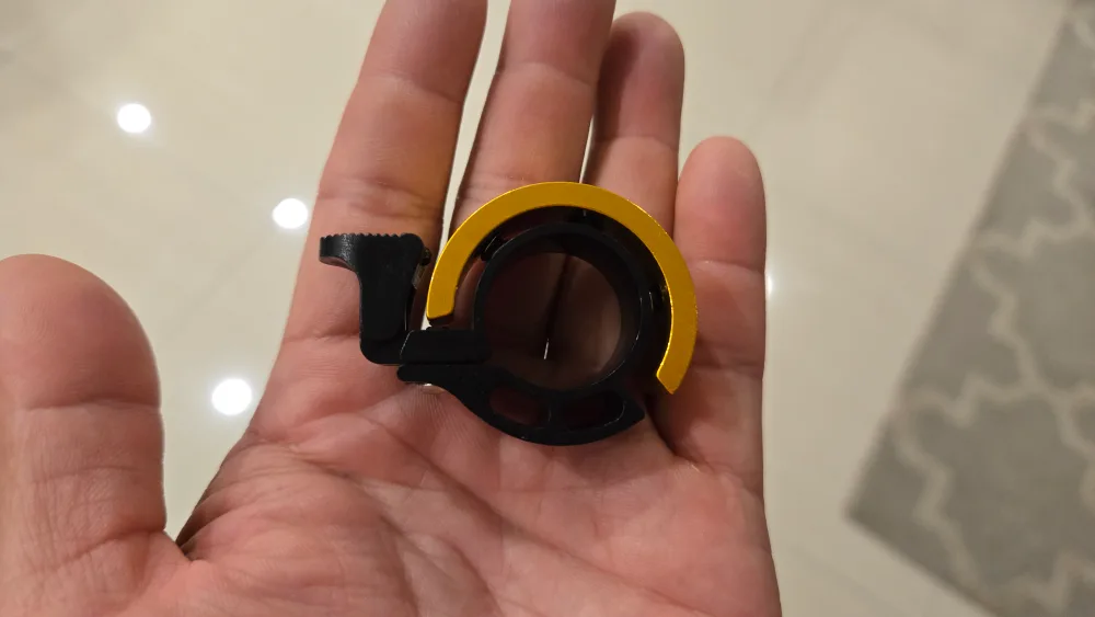 Gold & Black Bike Bell thumbnail
