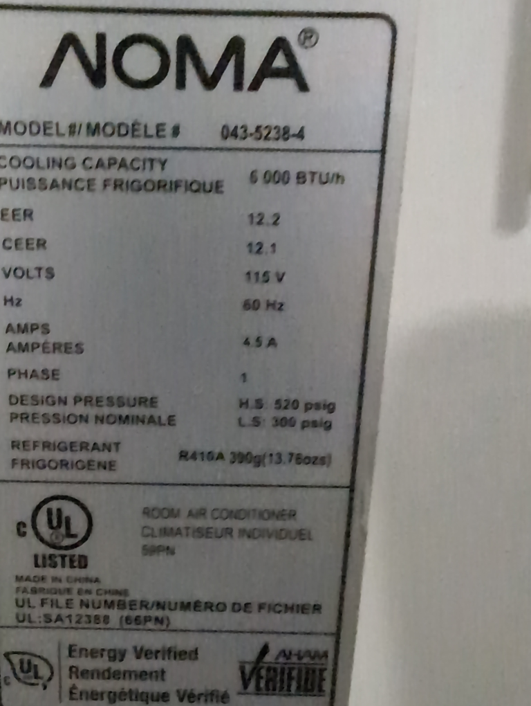 Noma air conditioner - photo 4