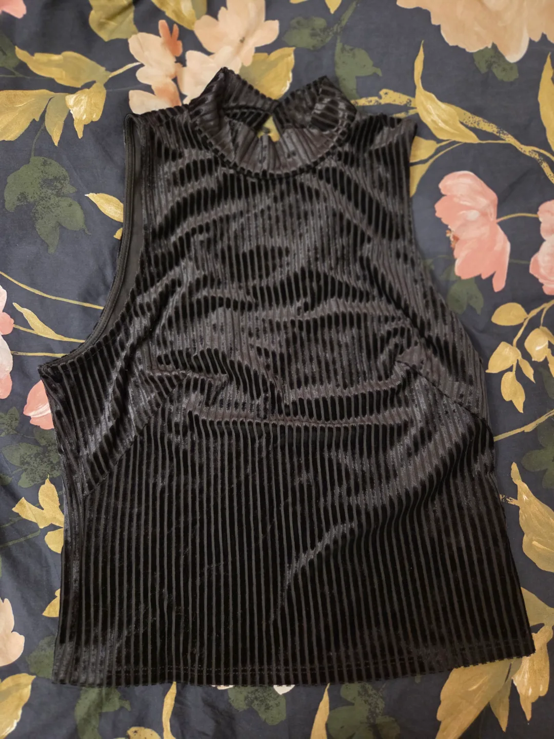 Fourteenth Place Velvet Sleeveless Top thumbnail