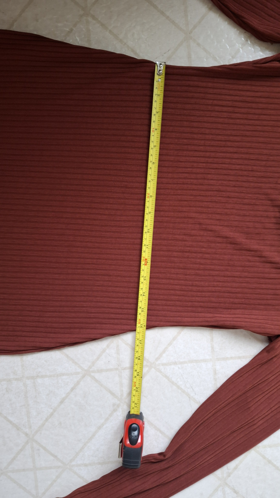 Burgundy Ribbed Long Sleeve Dress New - photo 5