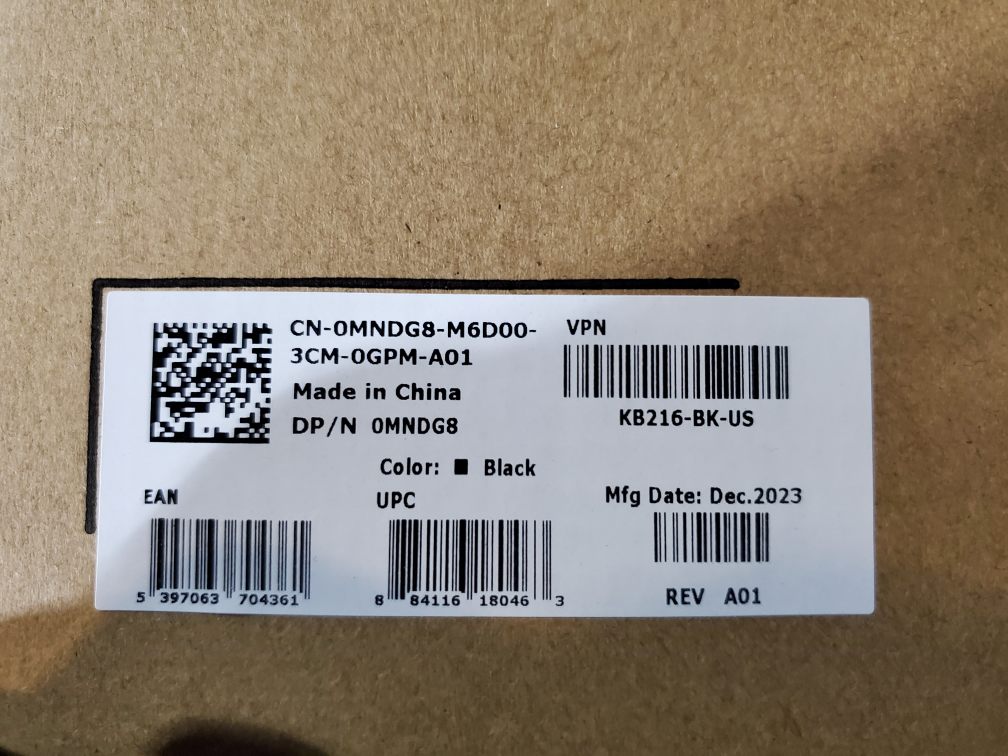*Brand New* Dell USB Black Keyboard - Qty 28 - photo 2