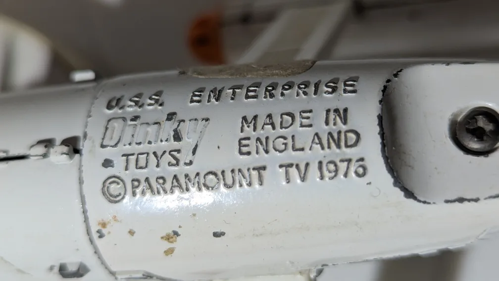 Vintage Star Trek U.S.S. Enterprise NCC-1701 Dinky Toy image indicator(7)