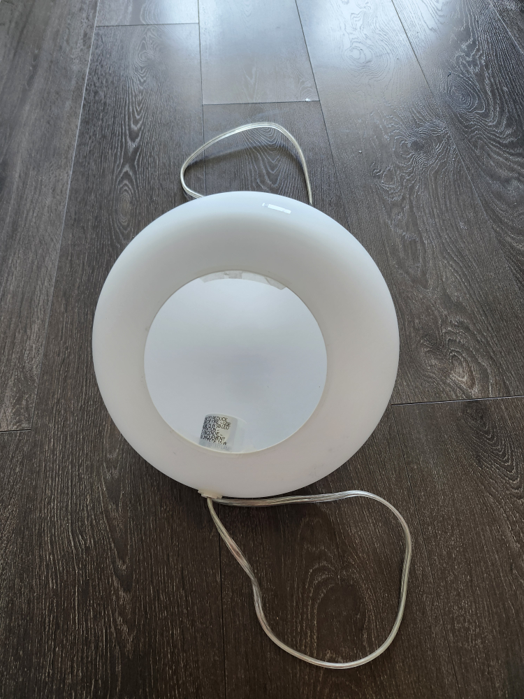 White sphere pendant light - photo 3