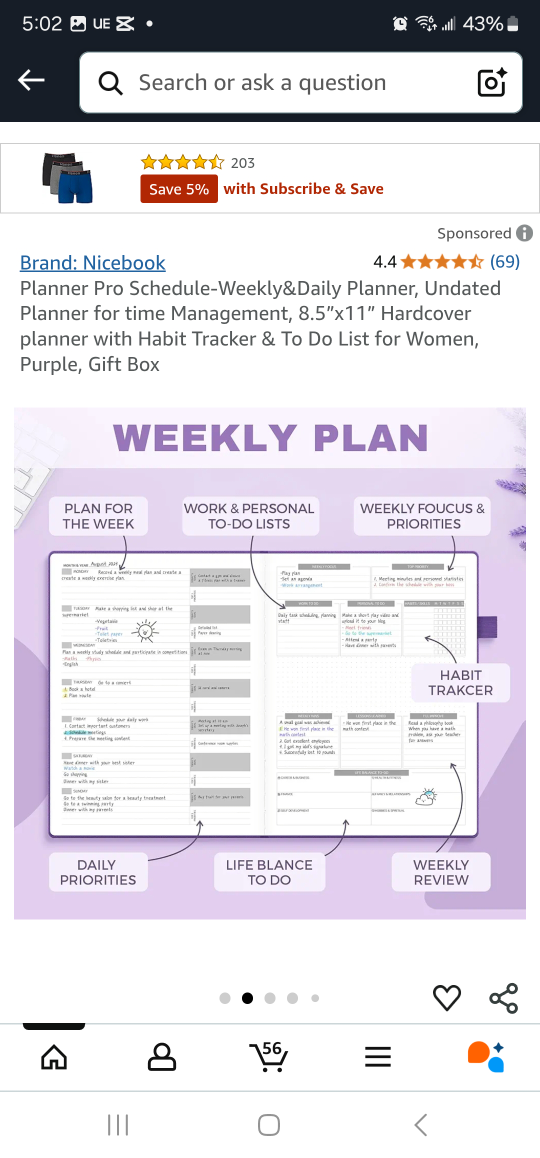Purple Weekly Planner Pro - photo 4