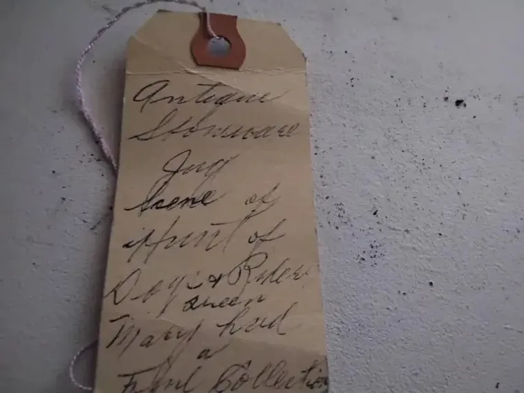 1810 Stoneware Pitcher There was a tag inside the jug image indicator(9)