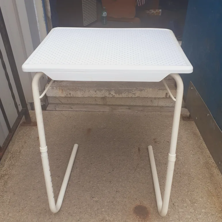 White Folding Table thumbnail
