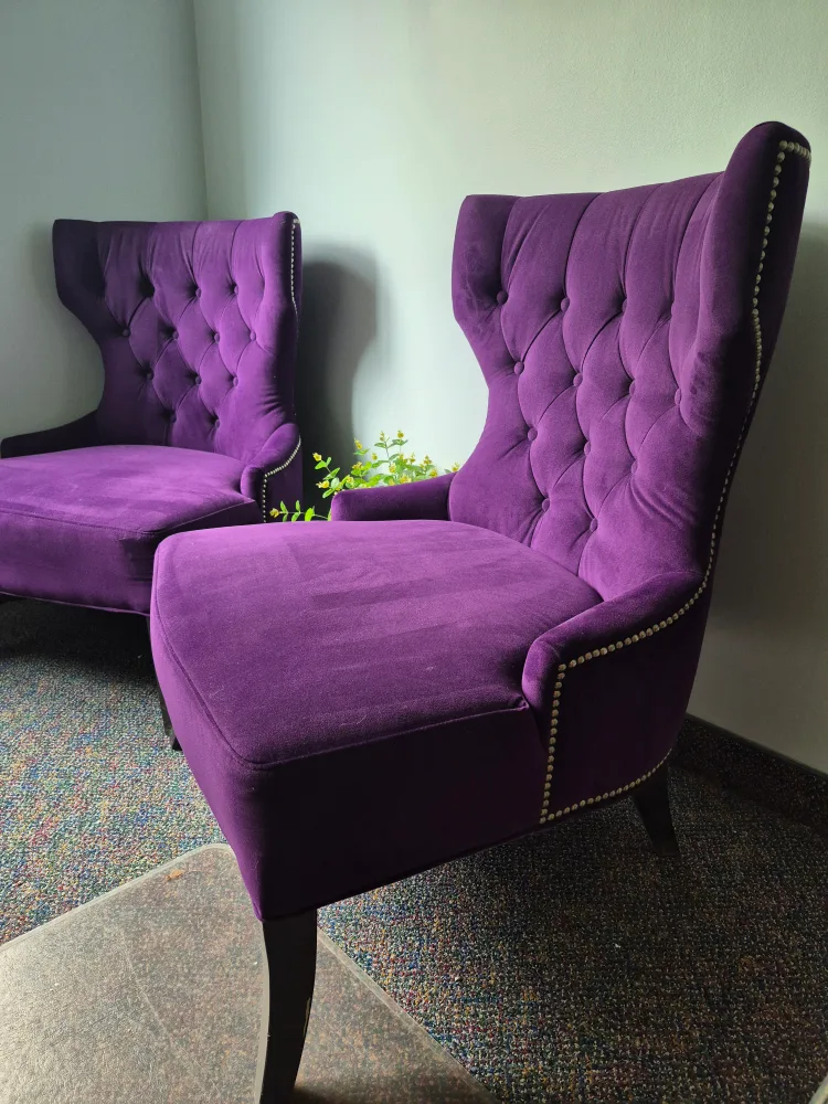 Purple Accent Chairs thumbnail