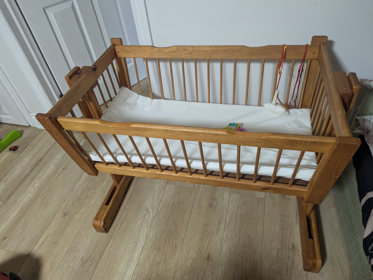 Wooden Baby Cradle