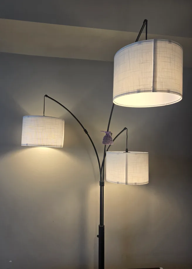 Modern Arc Floor Lamp - 3-Light 80" Tall thumbnail