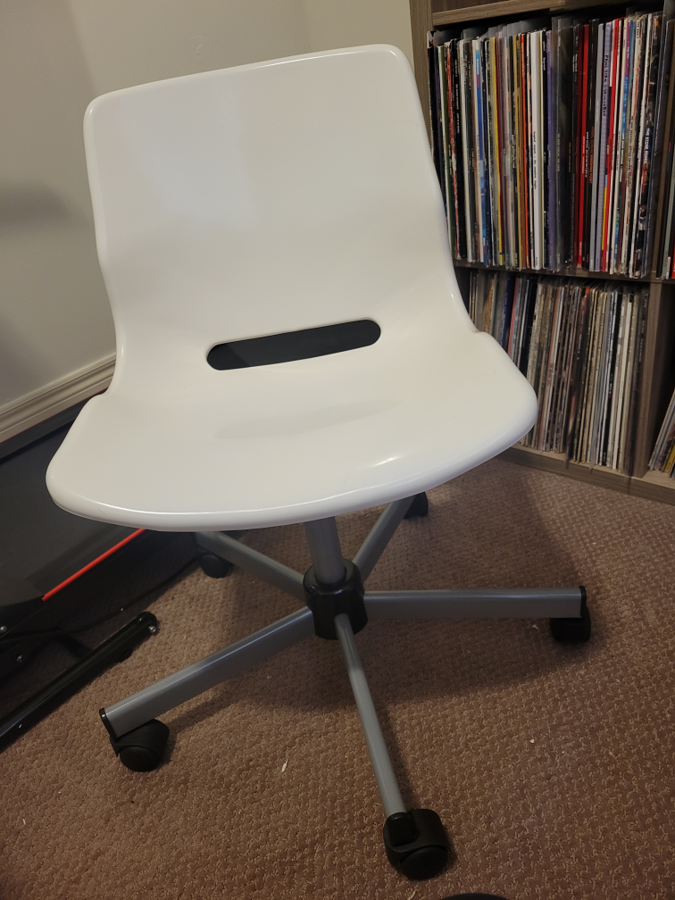 IKEA White Swivel Office Chair
