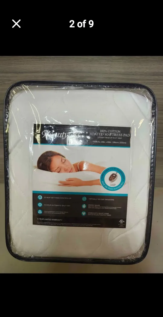 Beautyrest Twin XL Heated Mattress Pad - NEW image indicator(3)