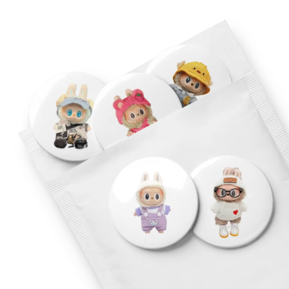 Limited Edition LABUBU Pin Buttons- Set of 5 image indicator(8)