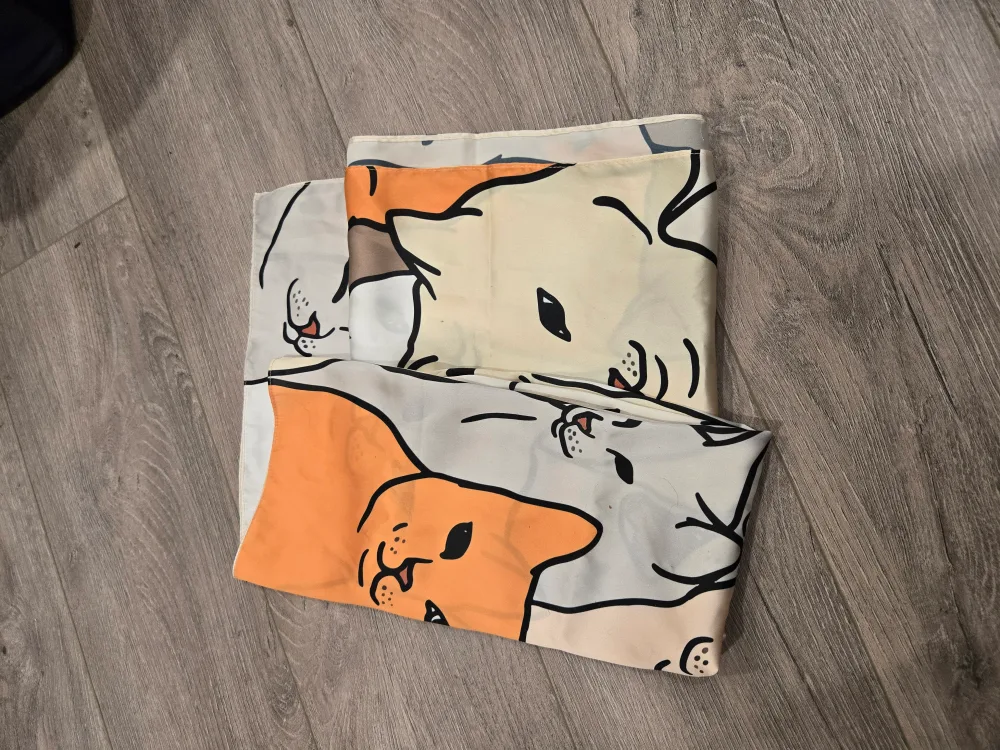 Funky Cat Print Scarf thumbnail