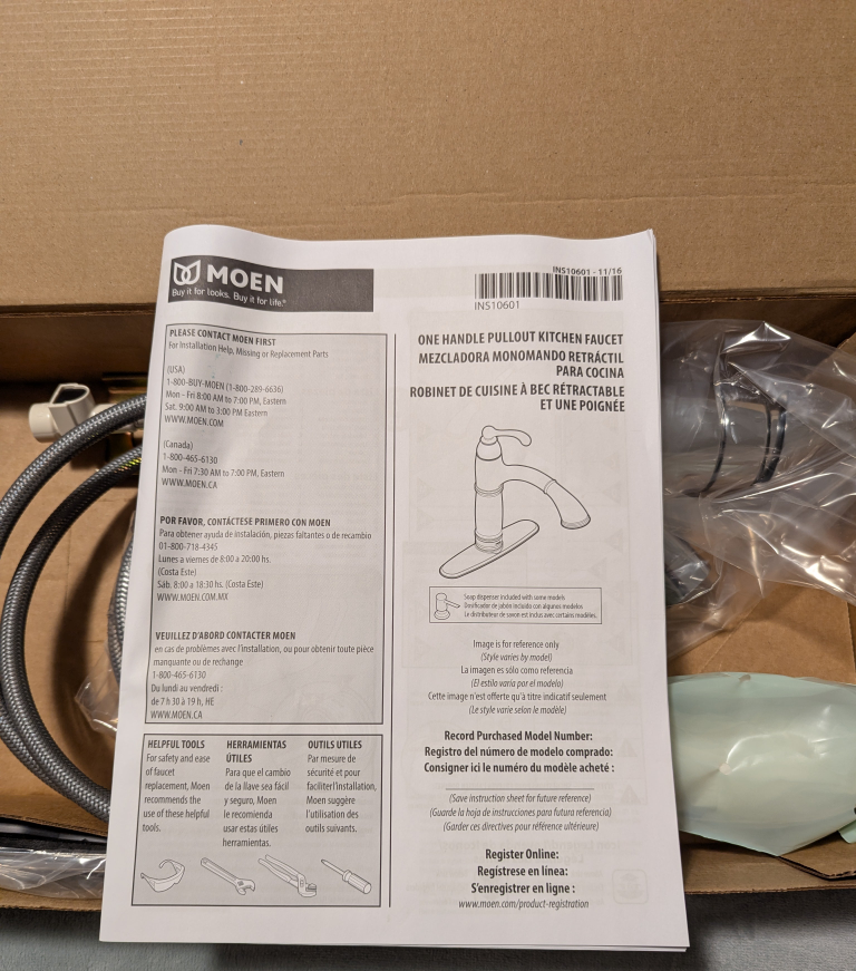 Moen Integra Chrome Kitchen Faucet - NEW - photo 5