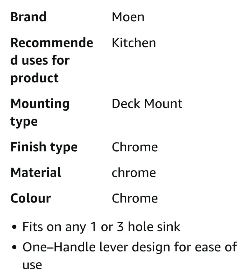 Moen Integra Chrome Kitchen Faucet - NEW - photo 4