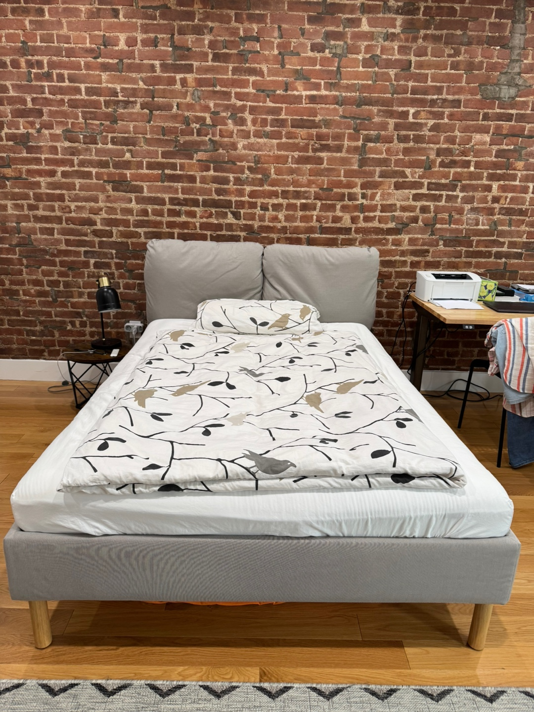IKEA SAGESUND Bed and Mattress Full
