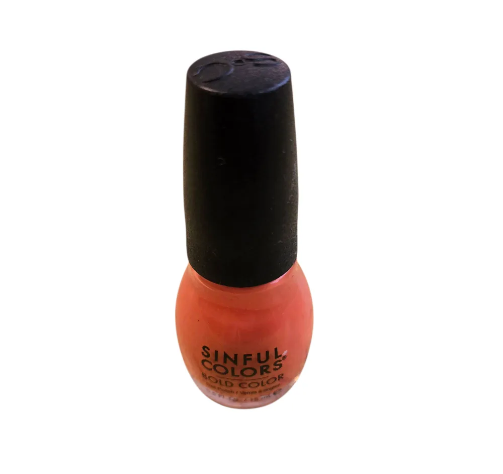 Used Sinful Colors Bold Color Nail Polish Orange thumbnail