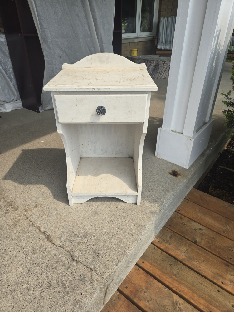 Vintage Painted Nightstand