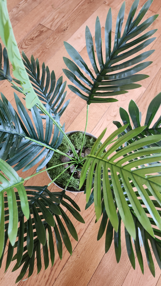 Small Artificial Palm Plant - photo 3