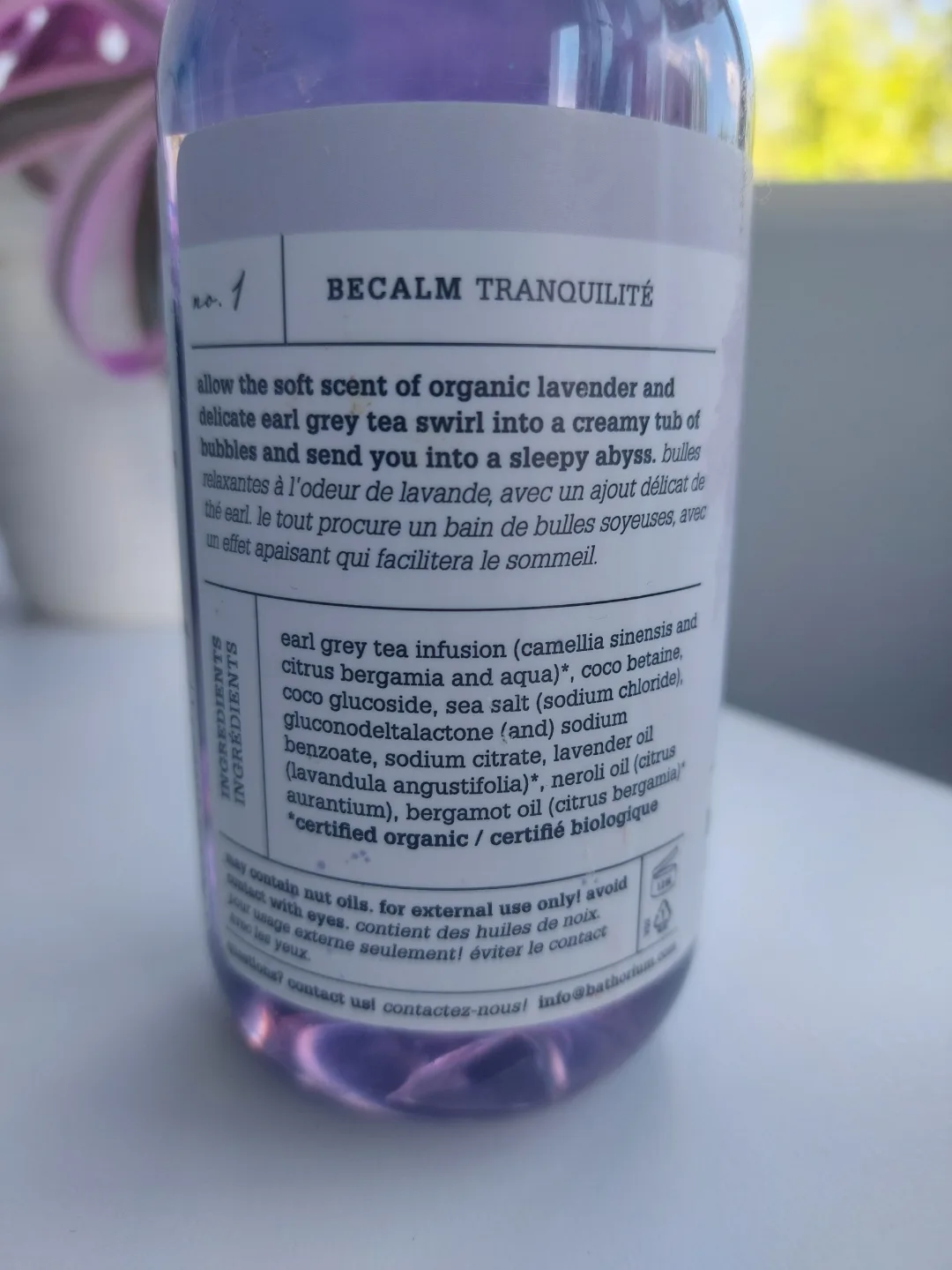 Bathorium Lavender & Earl Grey Bubble bath image indicator(2)