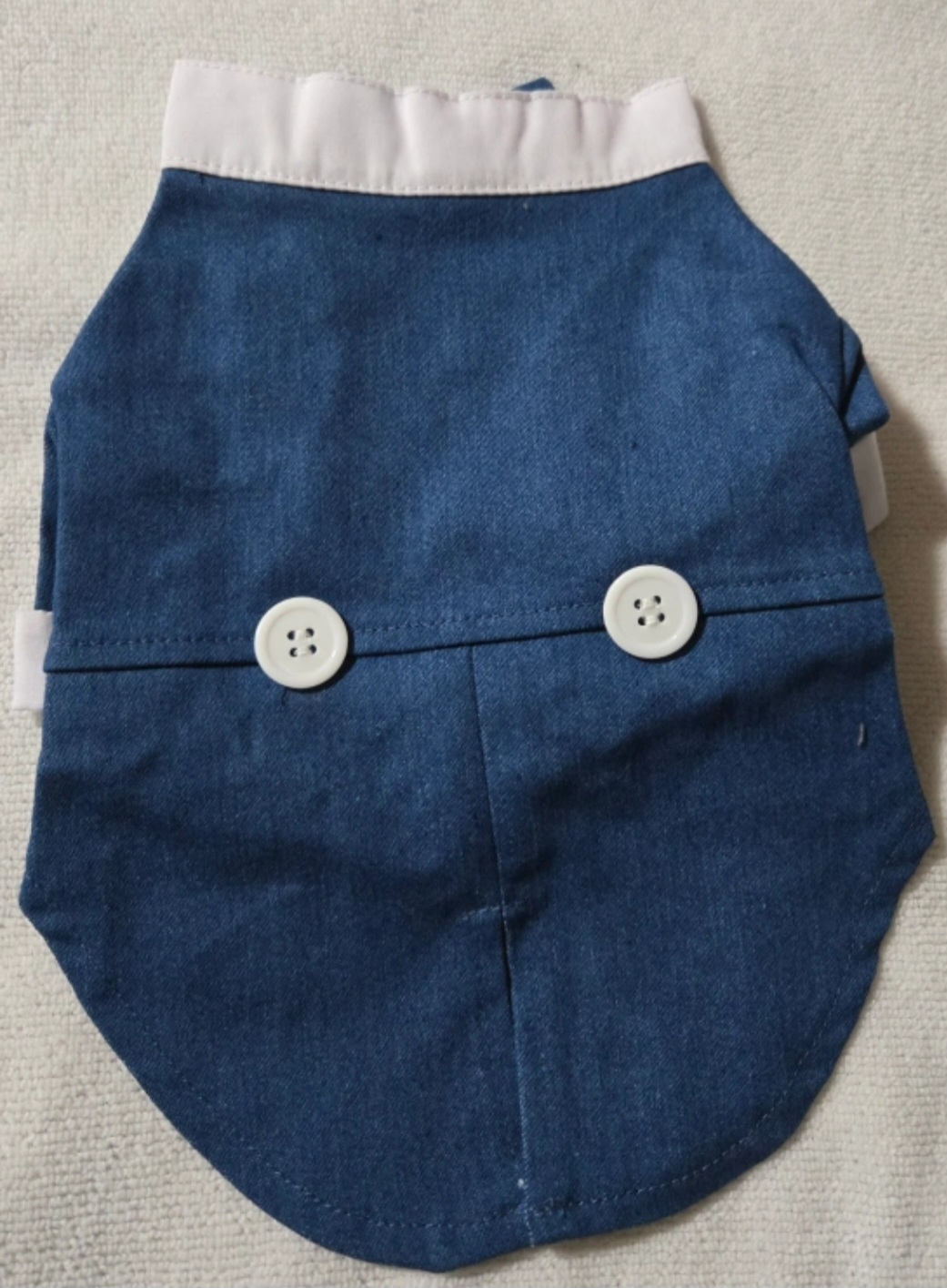 Cute denim dog tuxedo - Size XS - photo 4