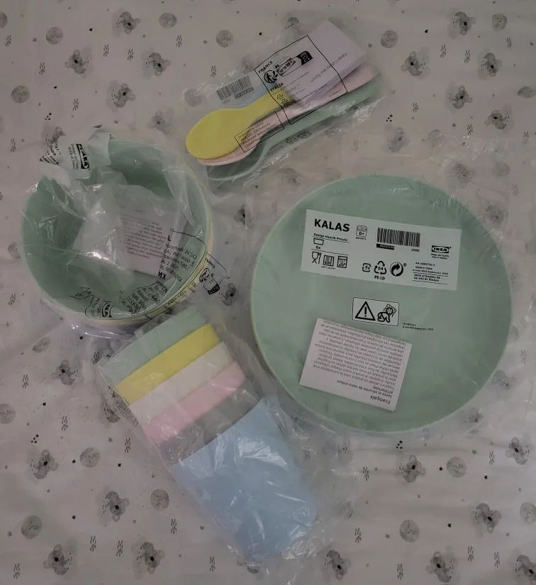 Brand New IKEA KALAS Kids' Dinnerware Set 🥕 image indicator(2)