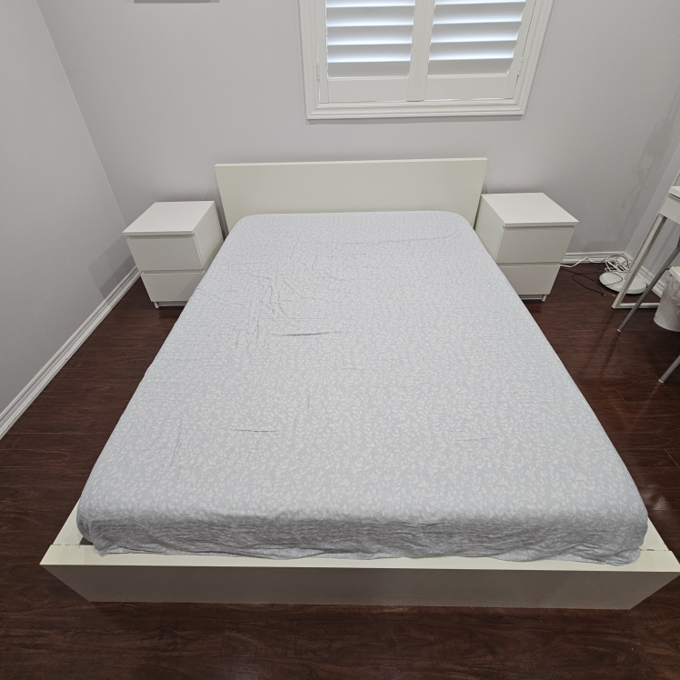 IKEA Malm Queen Bed Frame - White