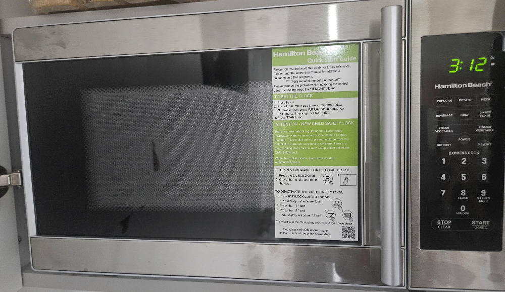 Hamilton Beach Microwave - Stainless Steel