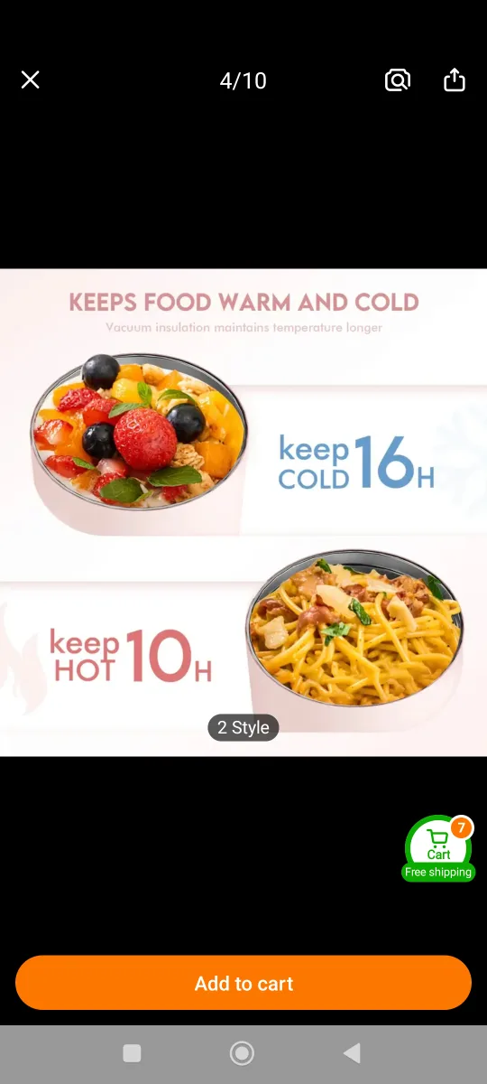 New Pink POWCAN Pink Food Jar with box image indicator(4)