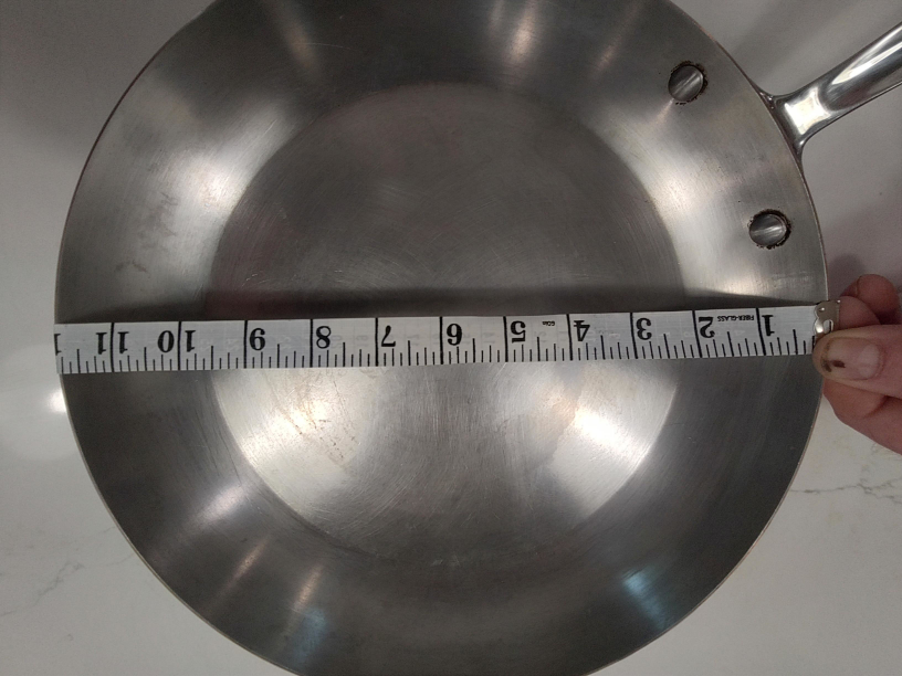 Mauviel 1830 Copper Frying Pan - 11.8" - photo 3