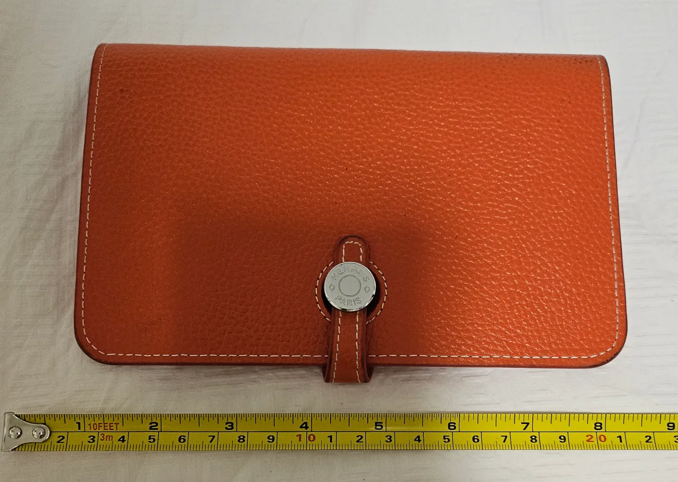 Orange Leather Wallet thumbnail