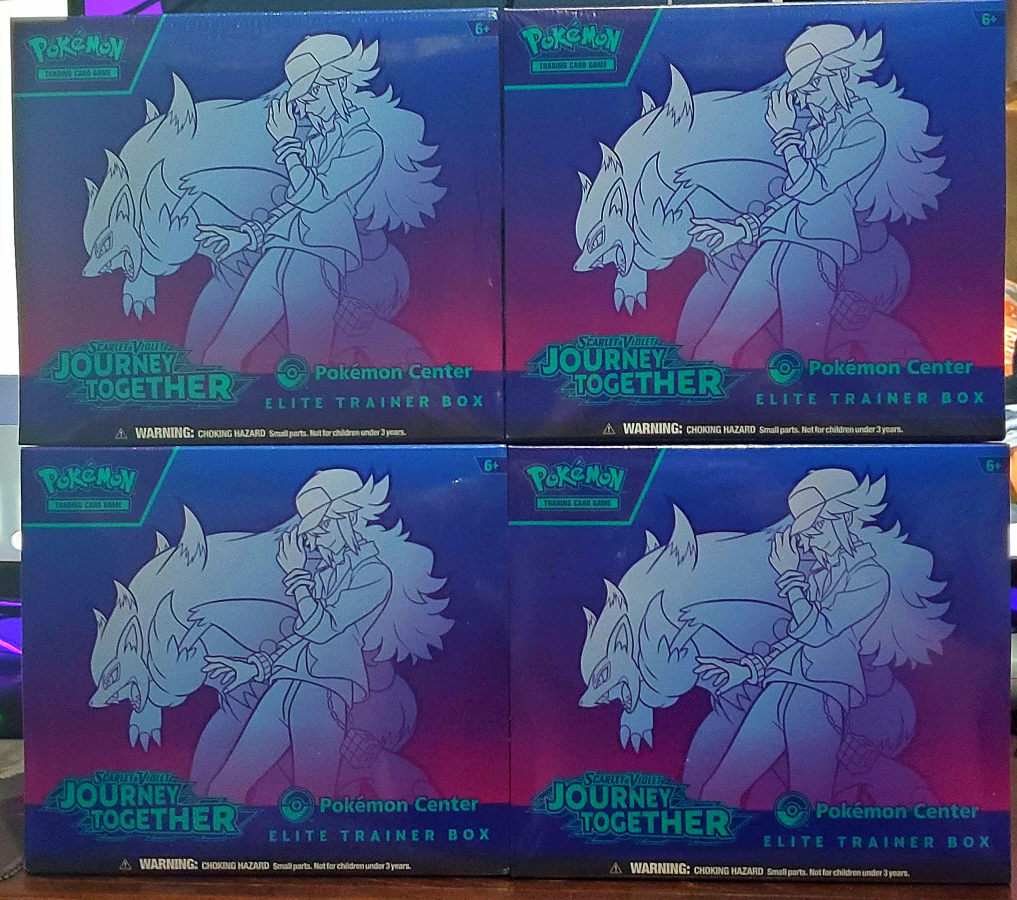 x4 Pokemon Journey Together PC ETB's