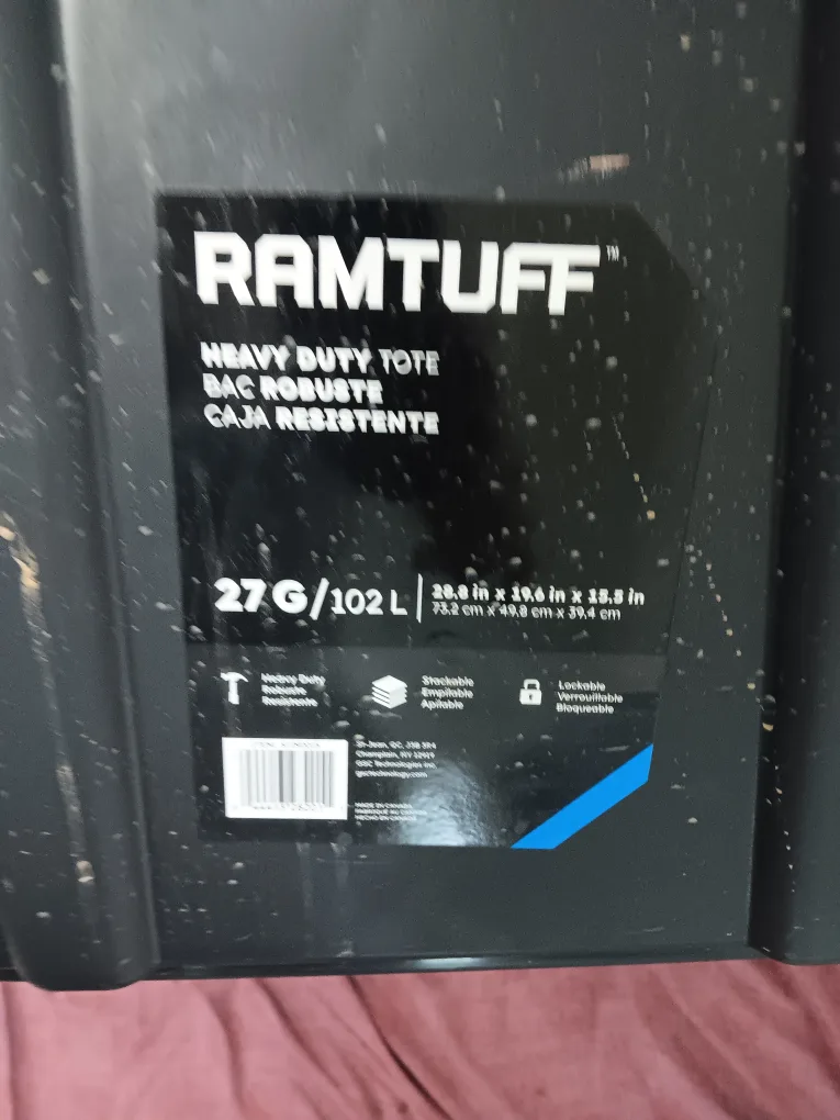 RAMTUFF Heavy Duty Tote - 27G/102L thumbnail