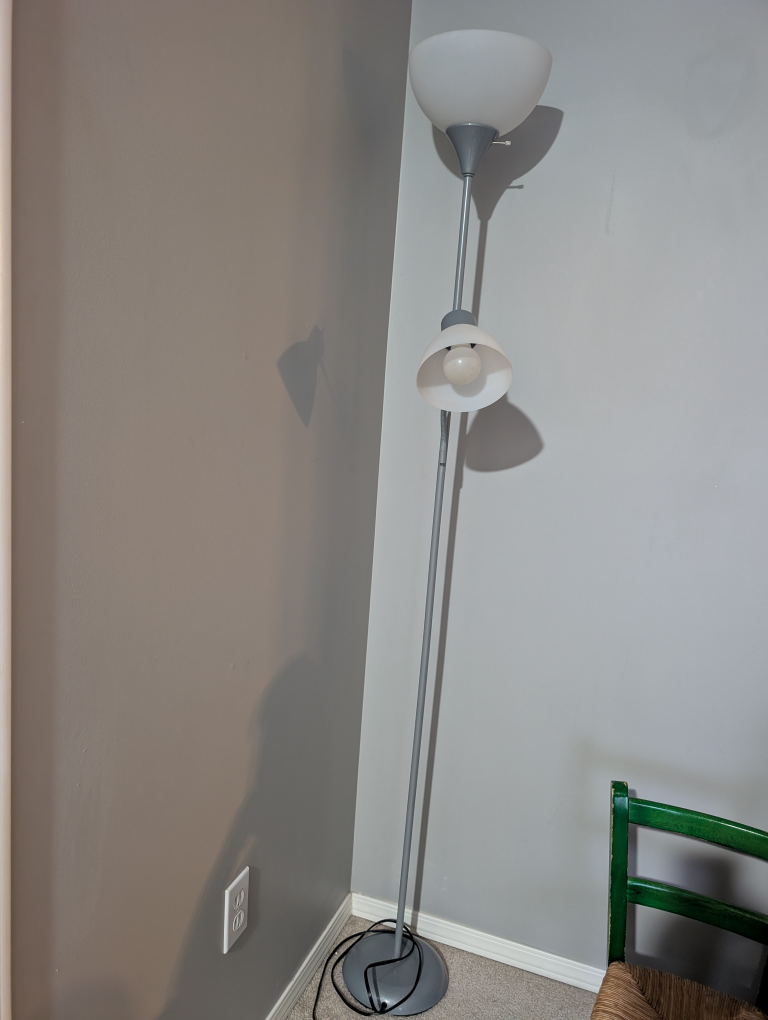 Floor Lamp with Adjustable Lights