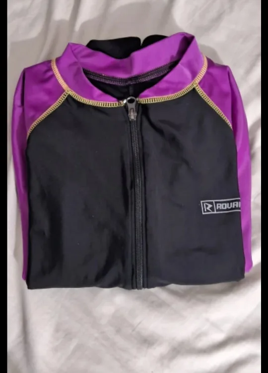 Black and Purple Swimsuit thumbnail